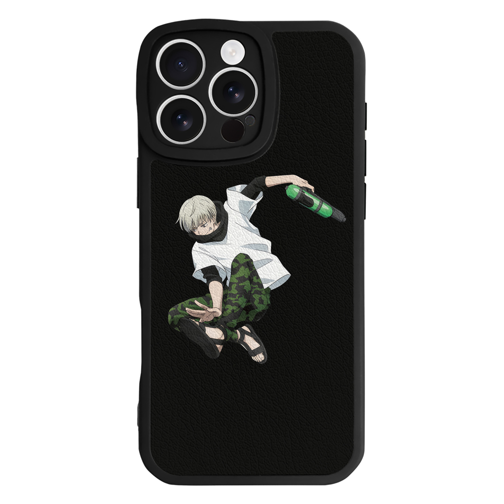 （画像用） 呪術廻戦 Jujutsu Kaisen 【iPhone 16シリーズ対応】シリコンスマホケース（レザー調） 材質：シリコン